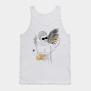 Hermes God of boundaries, roads and travelers, thieves, athletes, shepherds, commerce, speed, cunning, wit and sleep Psychopomp and divine messenger Tank Top